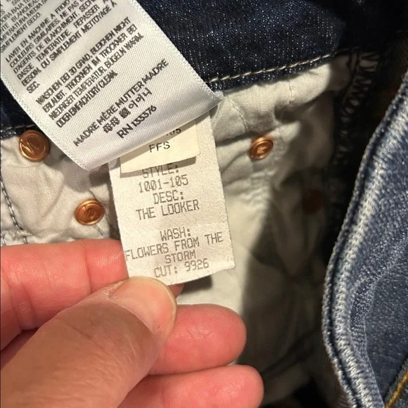 Mother Jeans The Looker in Flowers From The Storm Women's Size 24 - Picture 11 of 15